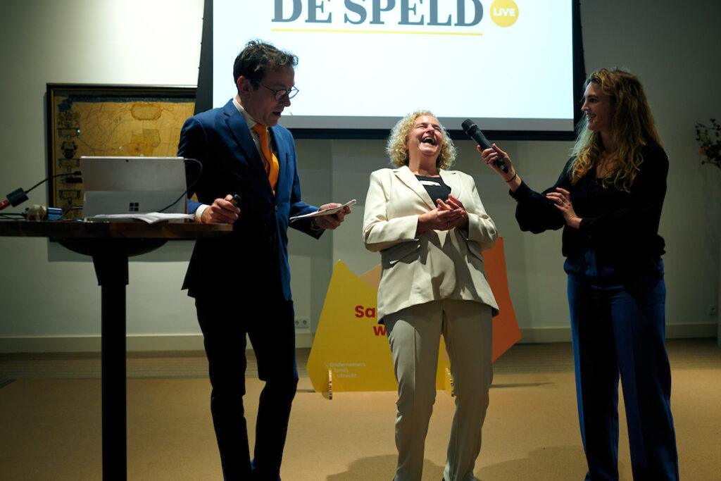 Annemarie van Beek - Gouden Tapir - De Speld - Ondernemersfonds Utrecht